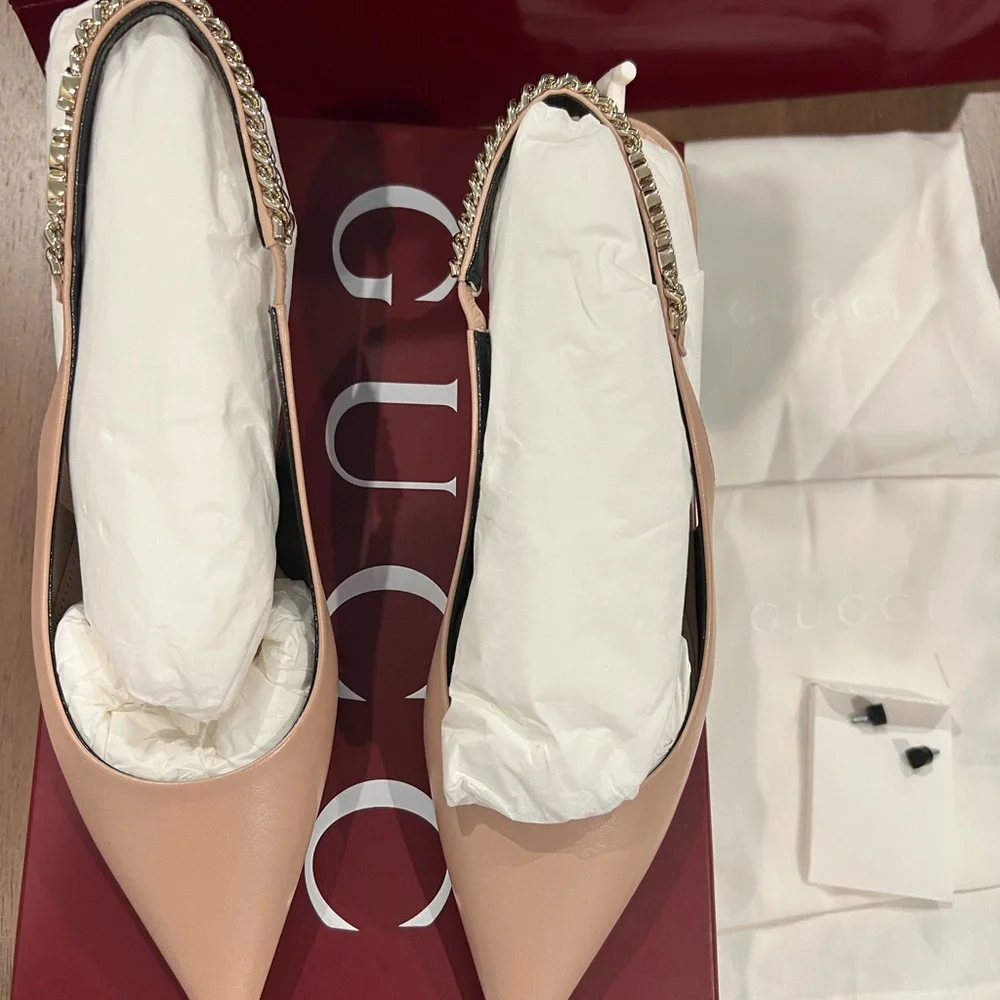 Gucci Gucci Signoria patent leather slingback pumps - Picture 5 of 7